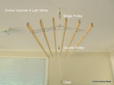 The Dryline Victorian 6 Lath Clothes Drying Rack