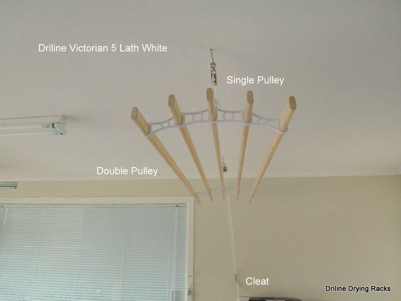 The Driline Victorian 5 Lath Clothes Drying Rack | Driline Drying Racks ...