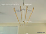 The Dryline Victorian 4 Lath Clothes Drying Rack